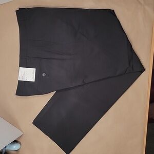 NWT Calvin Klein Men's Straight Fit Black Dress Pants, Size 34W x 32L